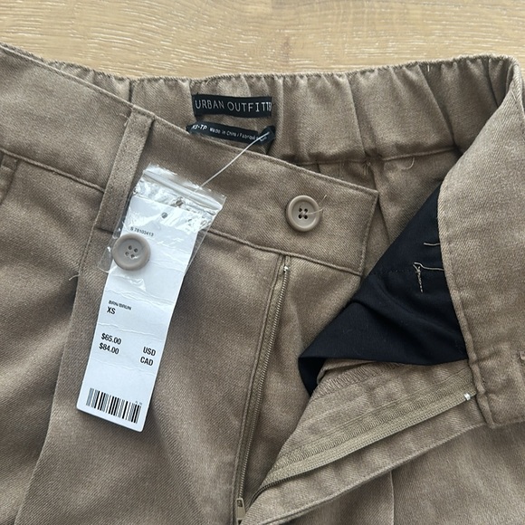 NWT Urban Outfitters Straight Leg Relaxed Trousers - Picture 3 of 4